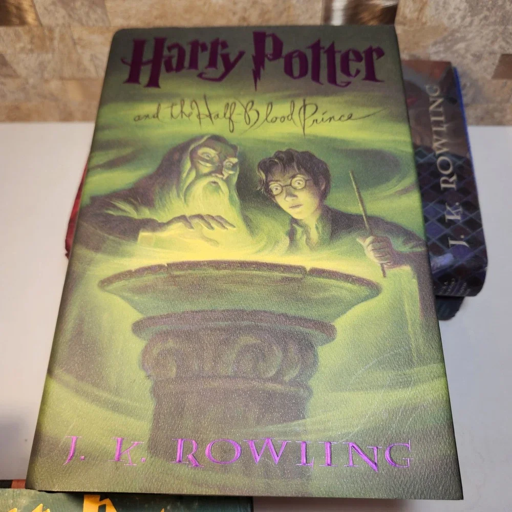Harry Potter First American Edition Hardcover Book Lot 4 J.K. Rowling Scholastic